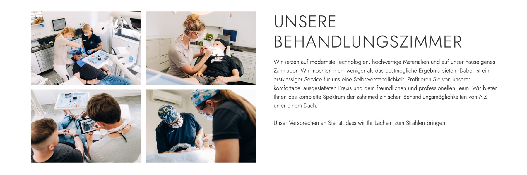 Ausschnitt 5 von 6 der Website von Zahnärzte am Calmeyer‑Platz, Osnabrück
