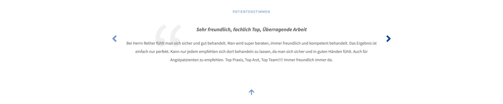 Ausschnitt 5 von 5 der Website von Gemeinschaftspraxis im MGHZ, Dortmund