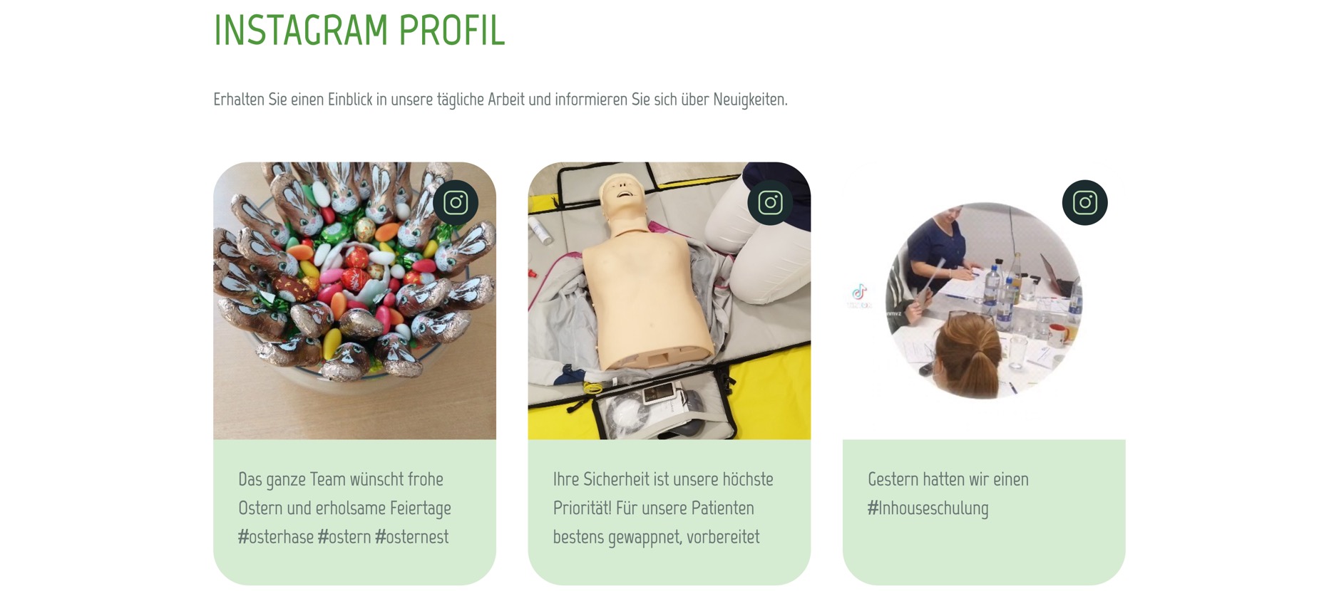 Ausschnitt 6 von 6 der Website von Allgäu Zahn MVZ, Kempten (Allgäu)