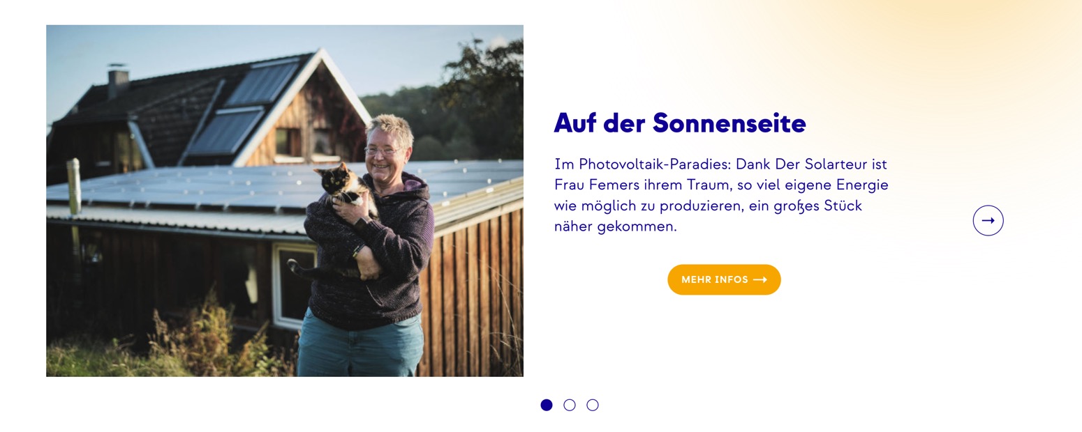 Ausschnitt 2 von 6 der Website von Der Solarteur, Dortmund