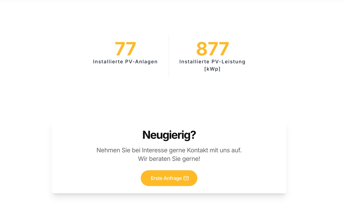 Ausschnitt 4 von 4 der Website von Solarzentrums Stuttgart, Stuttgart