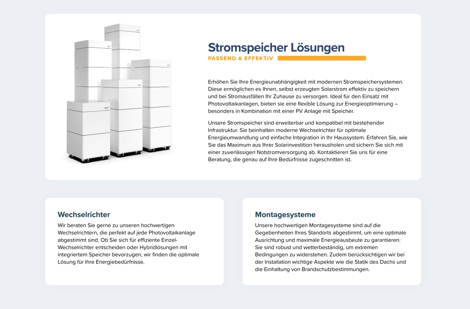 Ausschnitt 5 von 6 der Website von Sonnenmacher, München