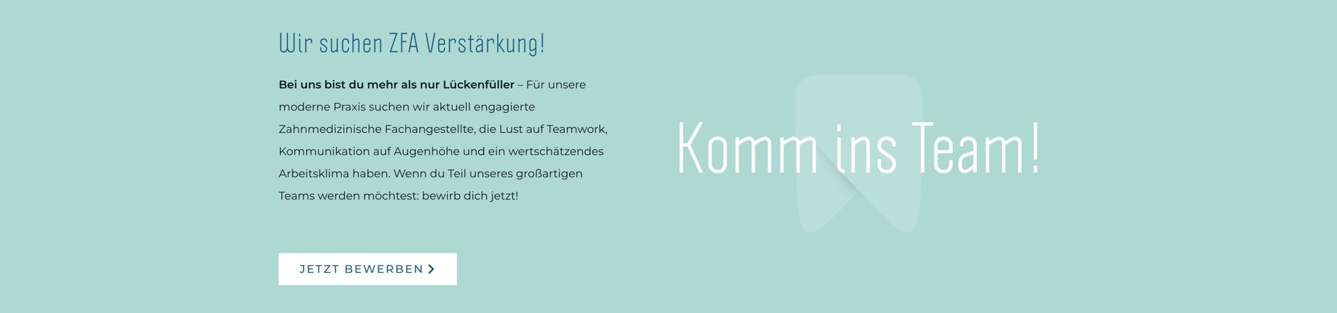 Ausschnitt 3 von 3 der Website von Praxis für Mundgesundheit Erfurt, Erfurt