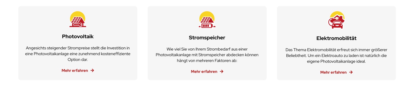 Ausschnitt 5 von 5 der Website von Schulz PV, Kreis Recklinghausen