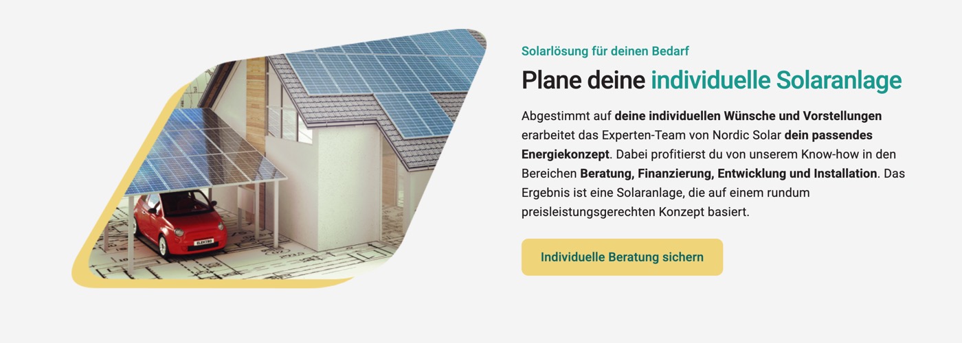 Ausschnitt 3 von 6 der Website von Nordic Solar, Hamburg