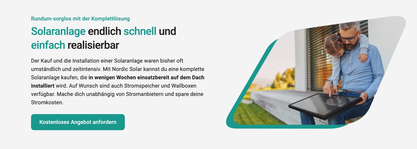 Ausschnitt 4 von 6 der Website von Nordic Solar, Hamburg