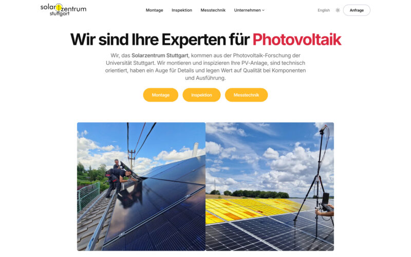 Solarzentrums Stuttgart