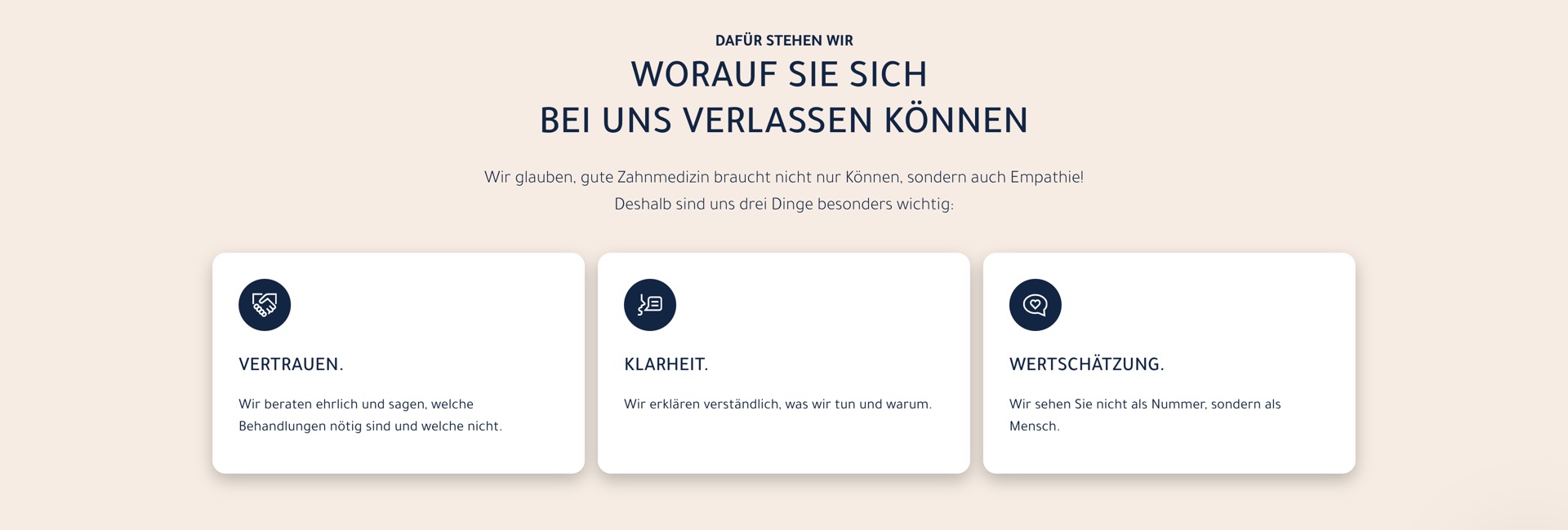 Ausschnitt 5 von 5 der Website von Praxis Annett Haase, Landkreis Vorpommern-Rügen