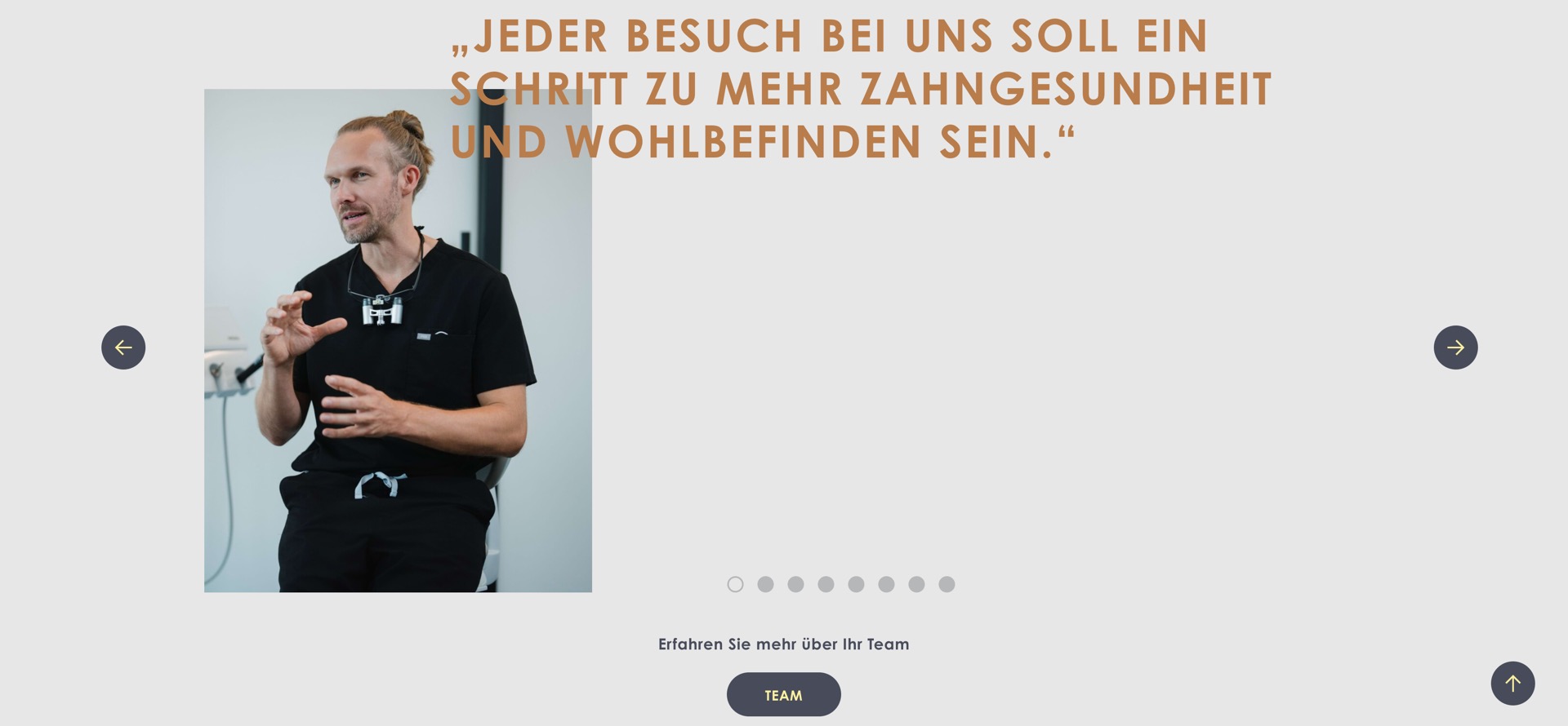 Ausschnitt 1 von 5 der Website von ME&L, Stuttgart