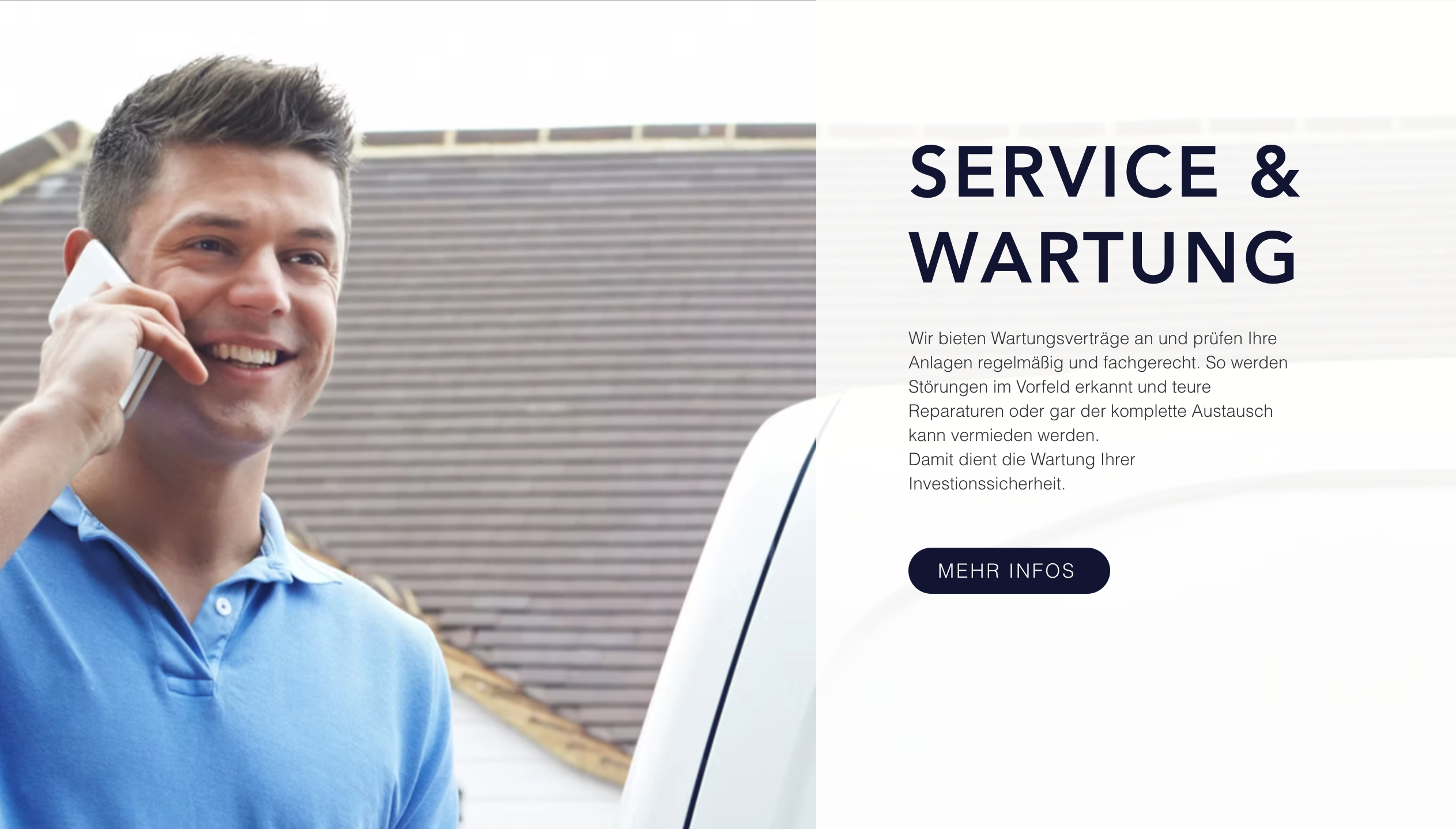 Ausschnitt 2 von 4 der Website von Kälte- und Klimatechnik Rostock GmbH, Rostock