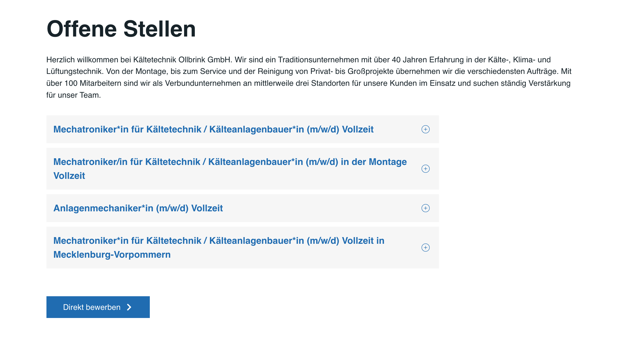 Ausschnitt 1 von 4 der Website von Krause & Meier GmbH, Nürnberg