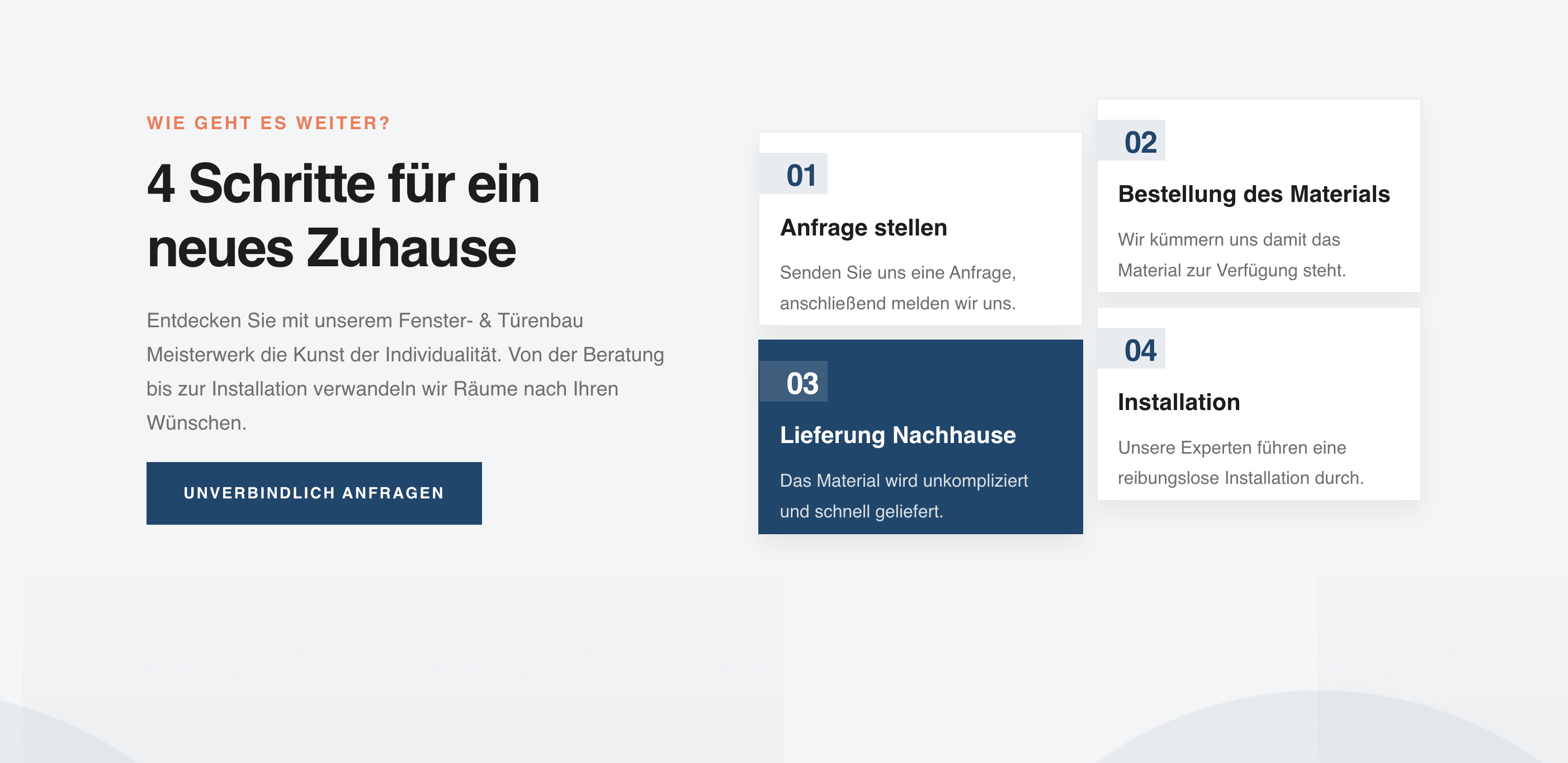 Ausschnitt 2 von 4 der Website von Star Fensterbau, Gelsenkirchen