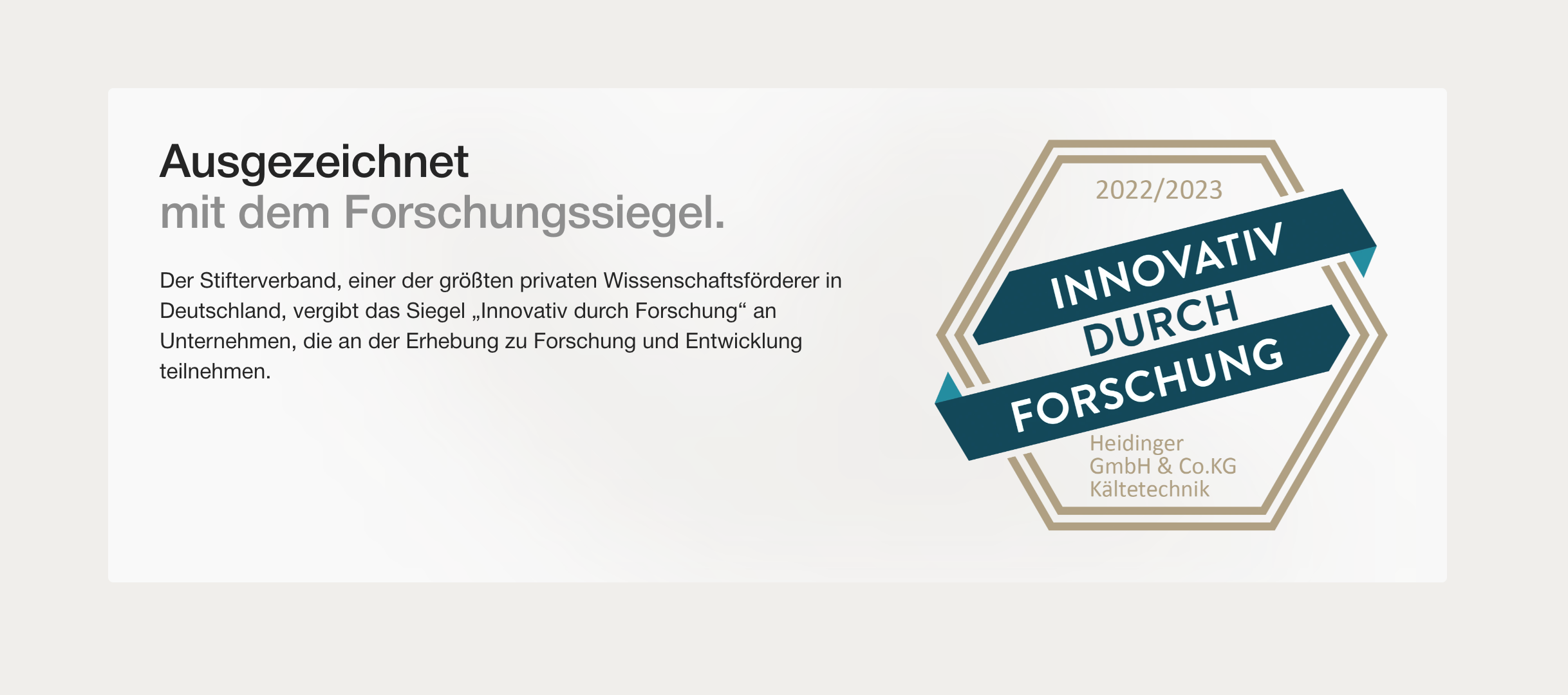 Ausschnitt 1 von 4 der Website von Heidinger GmbH & Co.KG, Landkreis Emmendingen