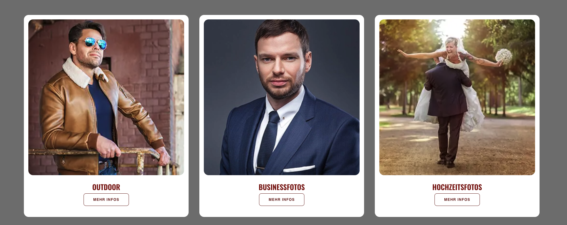 Ausschnitt 1 von 4 der Website von Studio78 Fotografie Berlin, Berlin