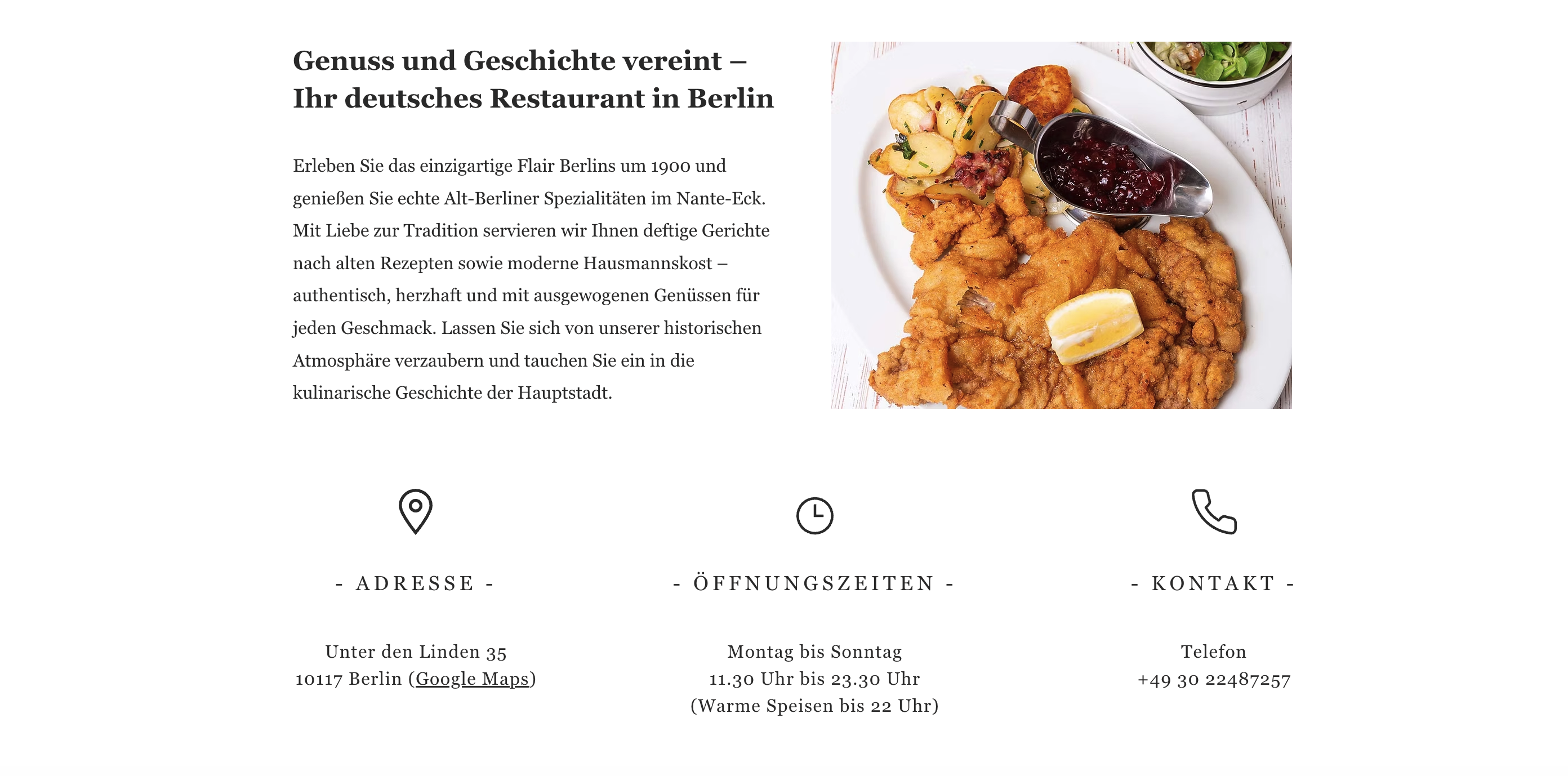 Ausschnitt 2 von 4 der Website von Nante Eck, Berlin