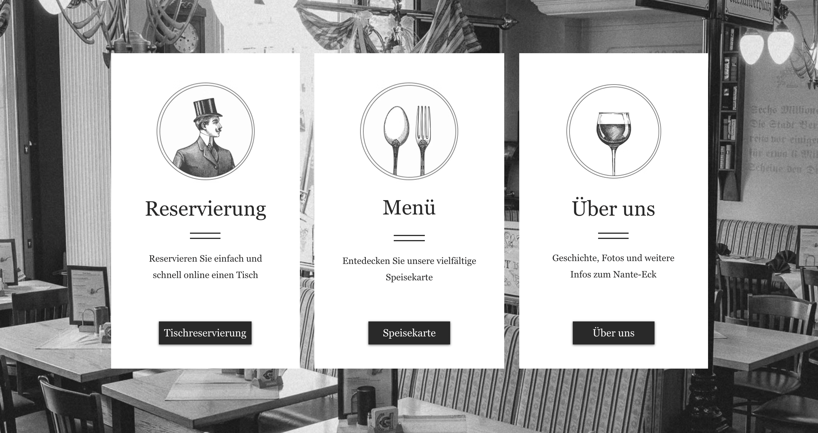Ausschnitt 1 von 4 der Website von Nante Eck, Berlin