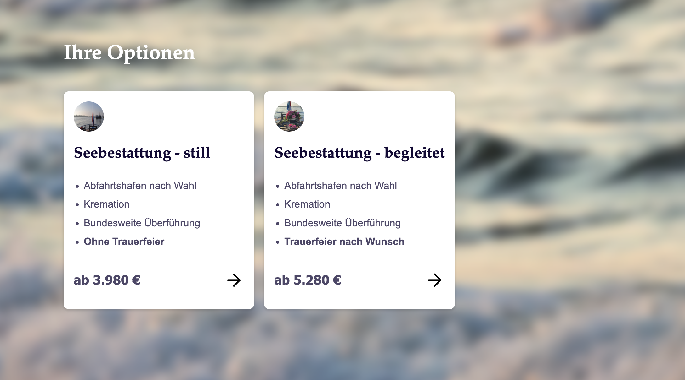Ausschnitt 2 von 4 der Website von Natur-Ruhe.de, Düsseldorf