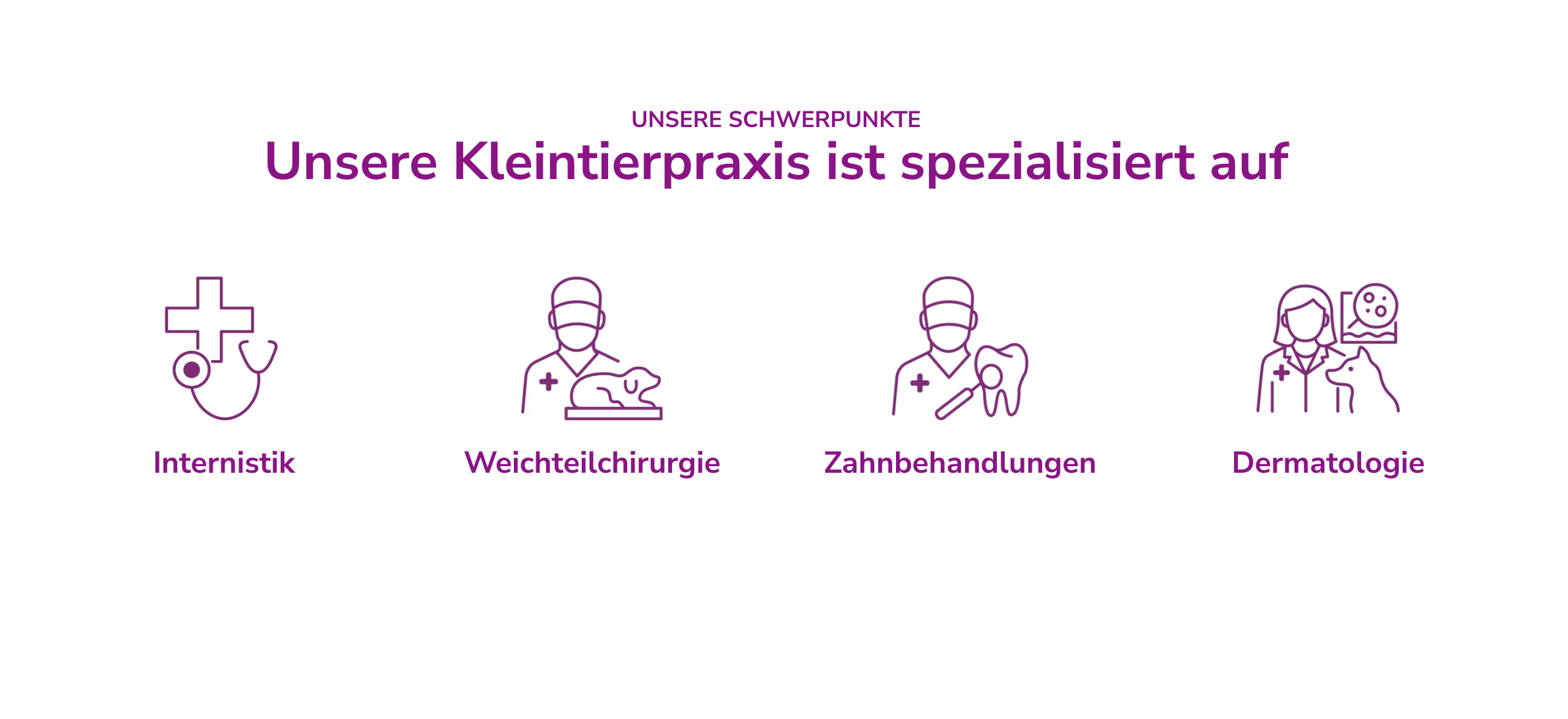 Ausschnitt 2 von 4 der Website von Tierärztliche Gemeinschaftspraxis Dr. Sonja Fricke & Jeanette Schwarz GbR, Rhein-Sieg-Kreis