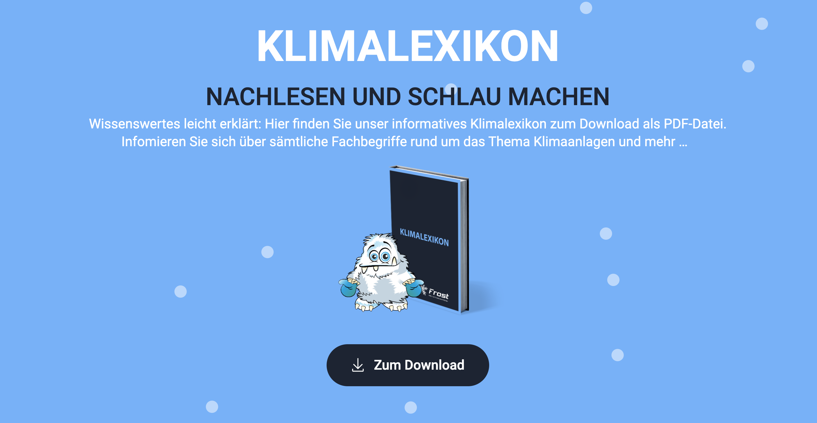 Ausschnitt 2 von 4 der Website von Kälte – Klimatechnik Schier, Wetteraukreis
