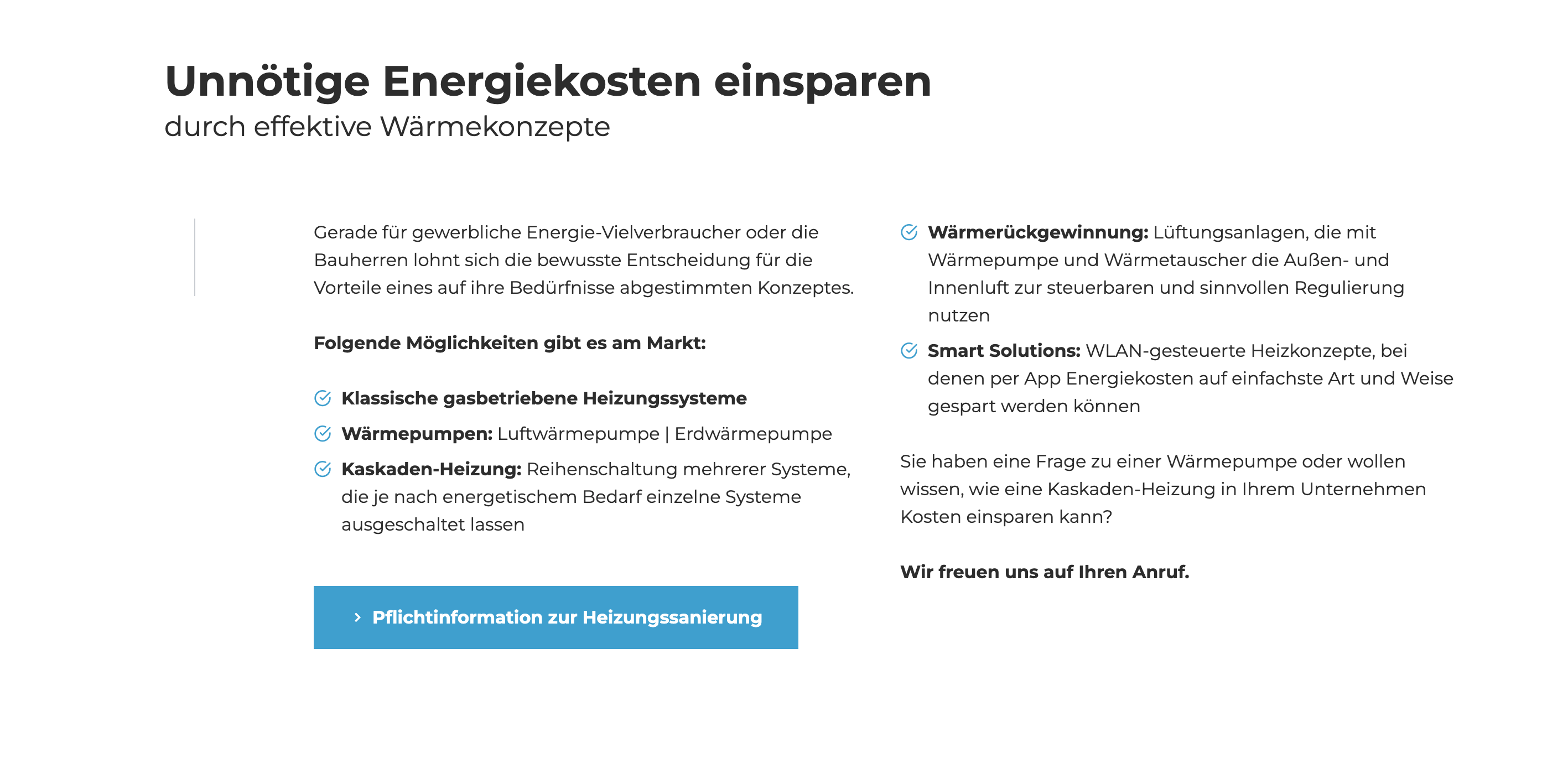Ausschnitt 3 von 4 der Website von Sanitär Heizung Tiedemann, Dortmund