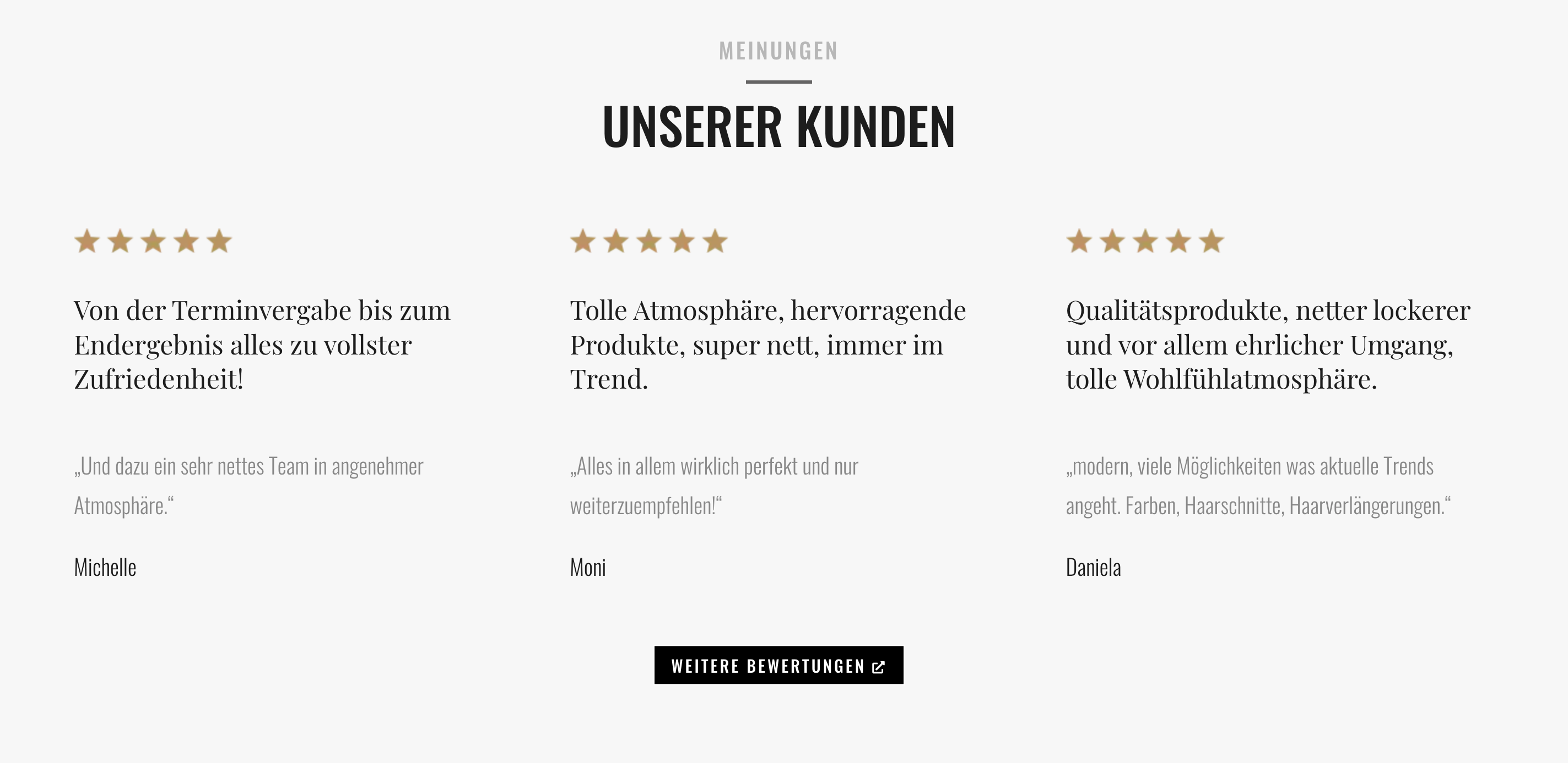 Ausschnitt 1 von 4 der Website von Haarhelden GmbH, Gelsenkirchen