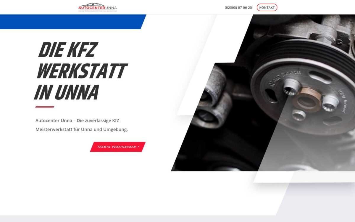Screenshot der Website