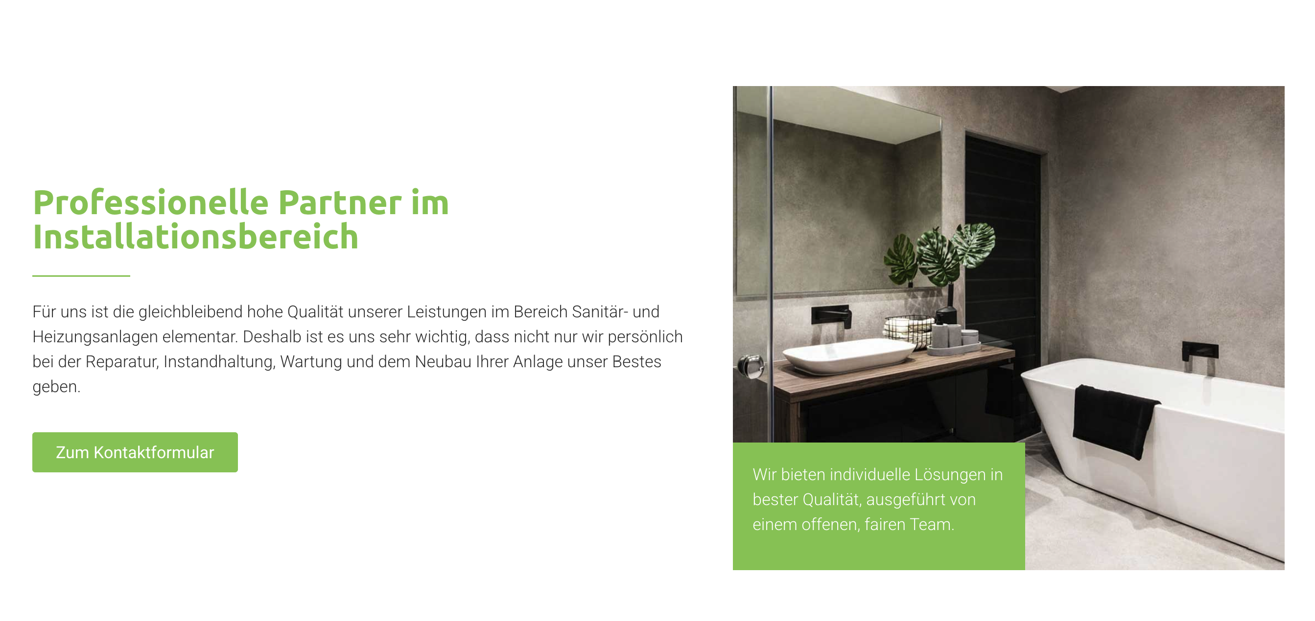 Ausschnitt 2 von 4 der Website von ENDO HAUS Das Bad Die Heizung GmbH, Essen