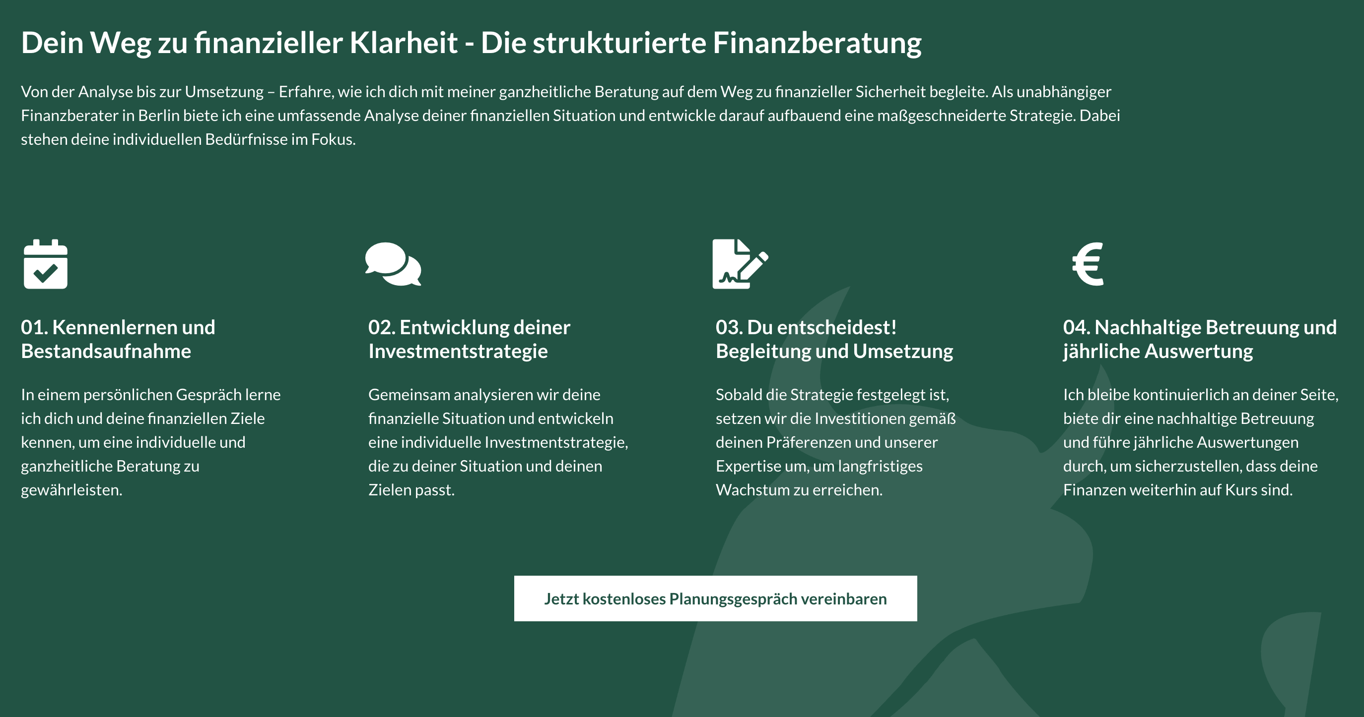 Ausschnitt 3 von 4 der Website von Bazyli Finanzberatung Berlin, Berlin