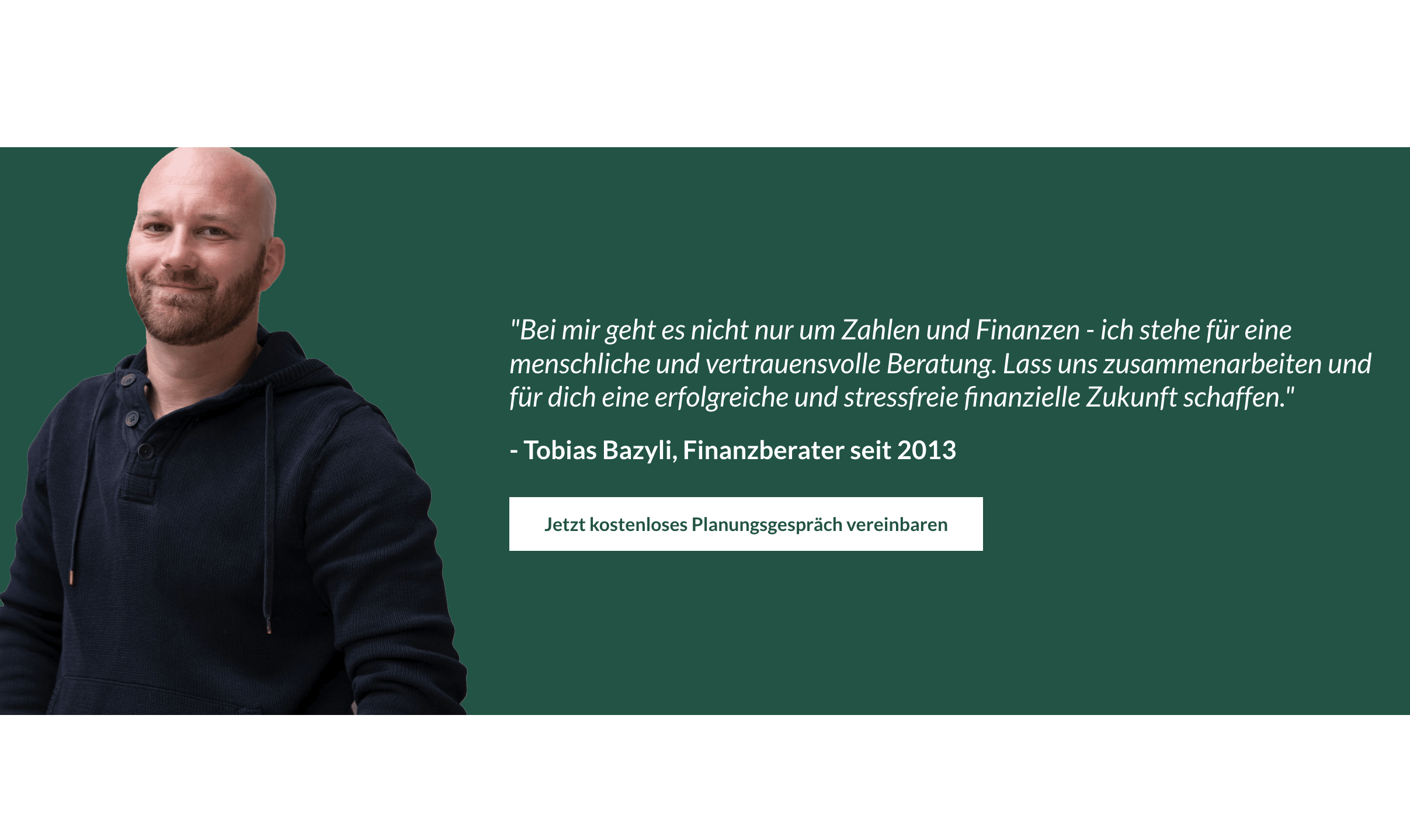 Ausschnitt 4 von 4 der Website von Bazyli Finanzberatung Berlin, Berlin