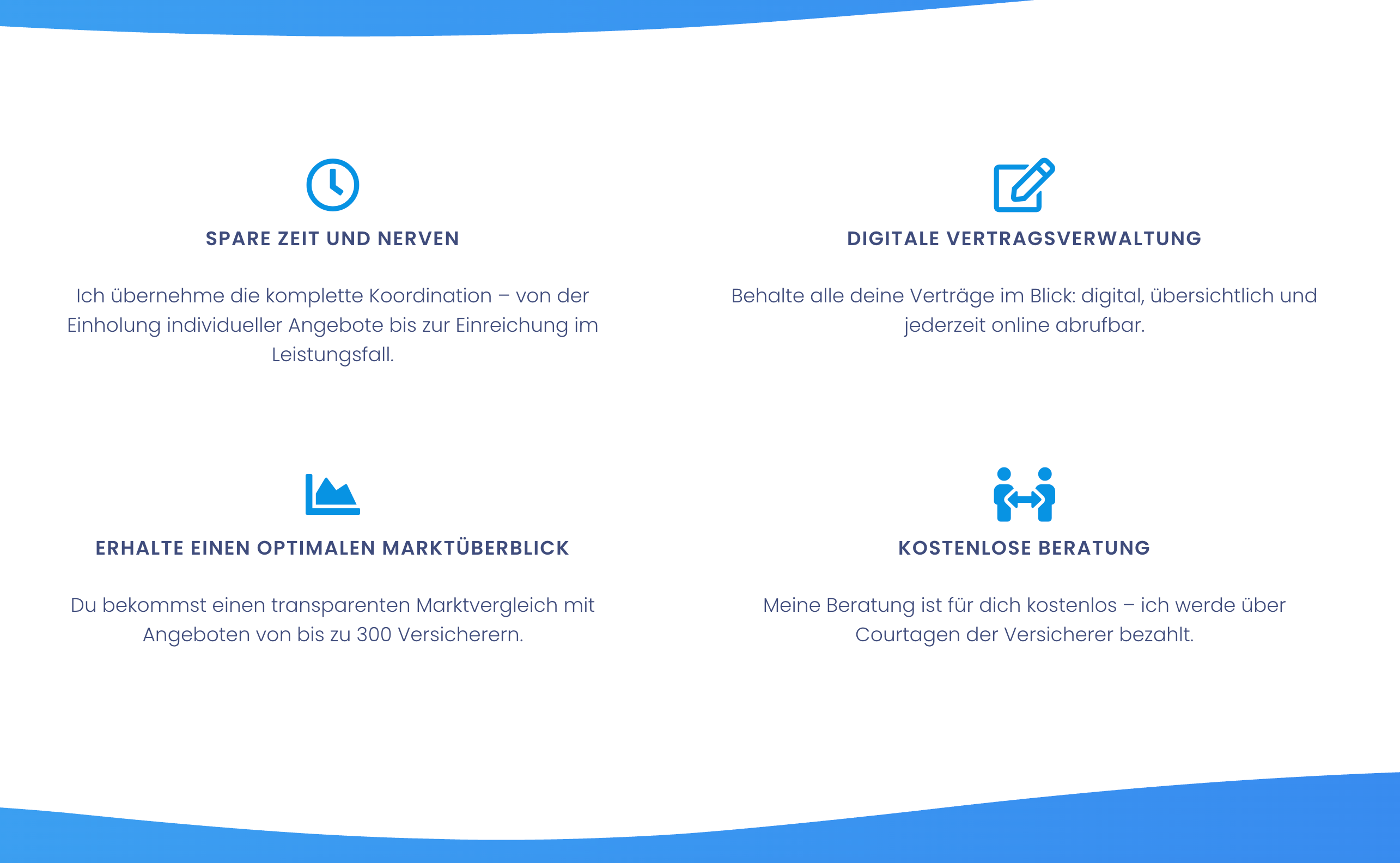Ausschnitt 1 von 4 der Website von ENV Versicherungsmakler UG, Berlin