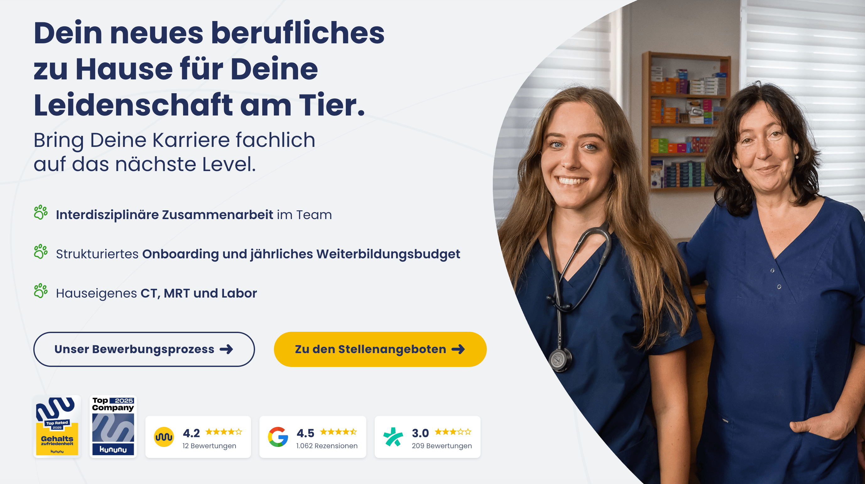 Ausschnitt 4 von 4 der Website von AVETIA – Spezialklinik für Hunde & Katzen, Dresden