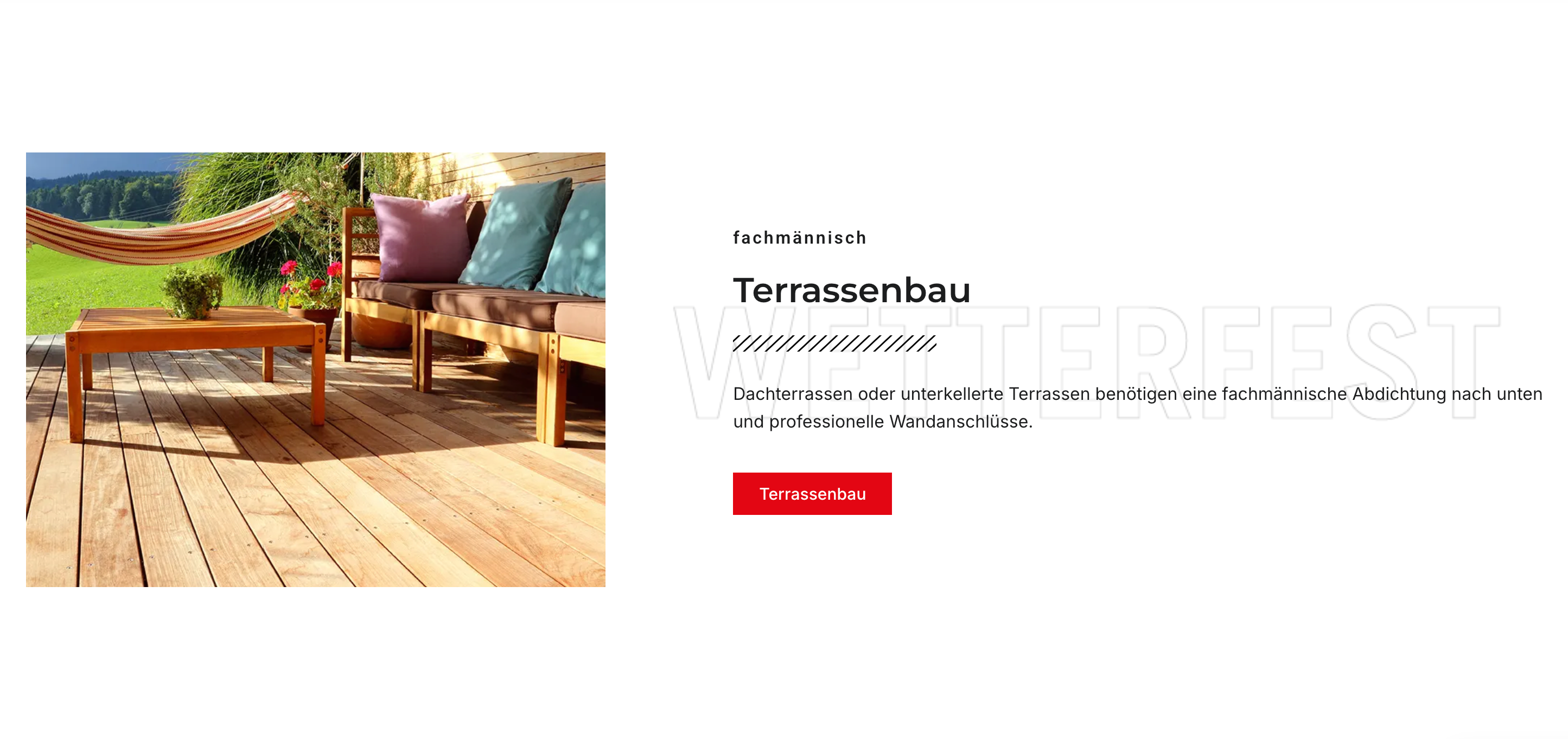 Ausschnitt 1 von 4 der Website von Roland Köhler Dachdecker GmbH, Erfurt