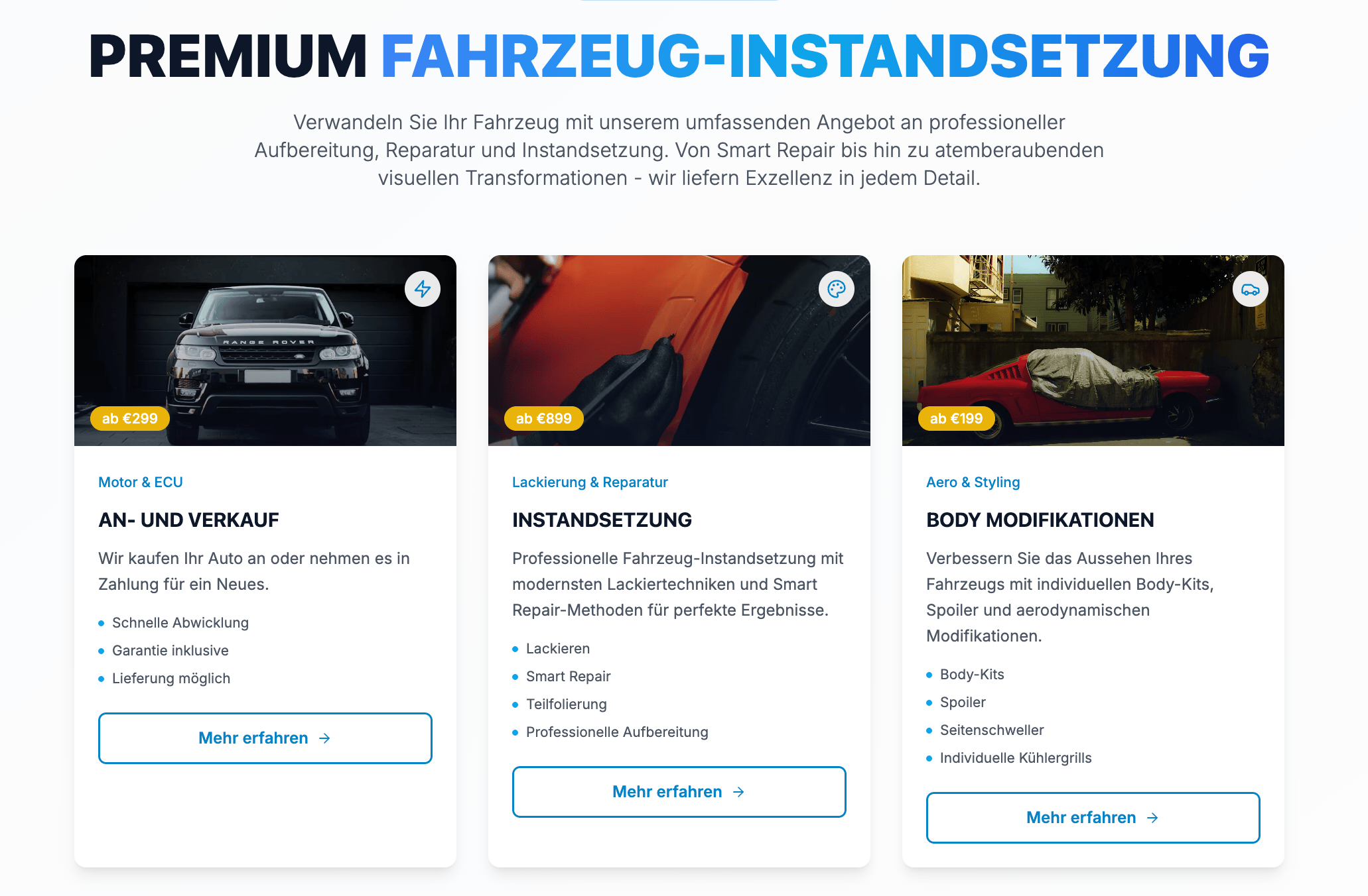 Ausschnitt 1 von 4 der Website von Ismet Müslim Demirel, Oberhausen
