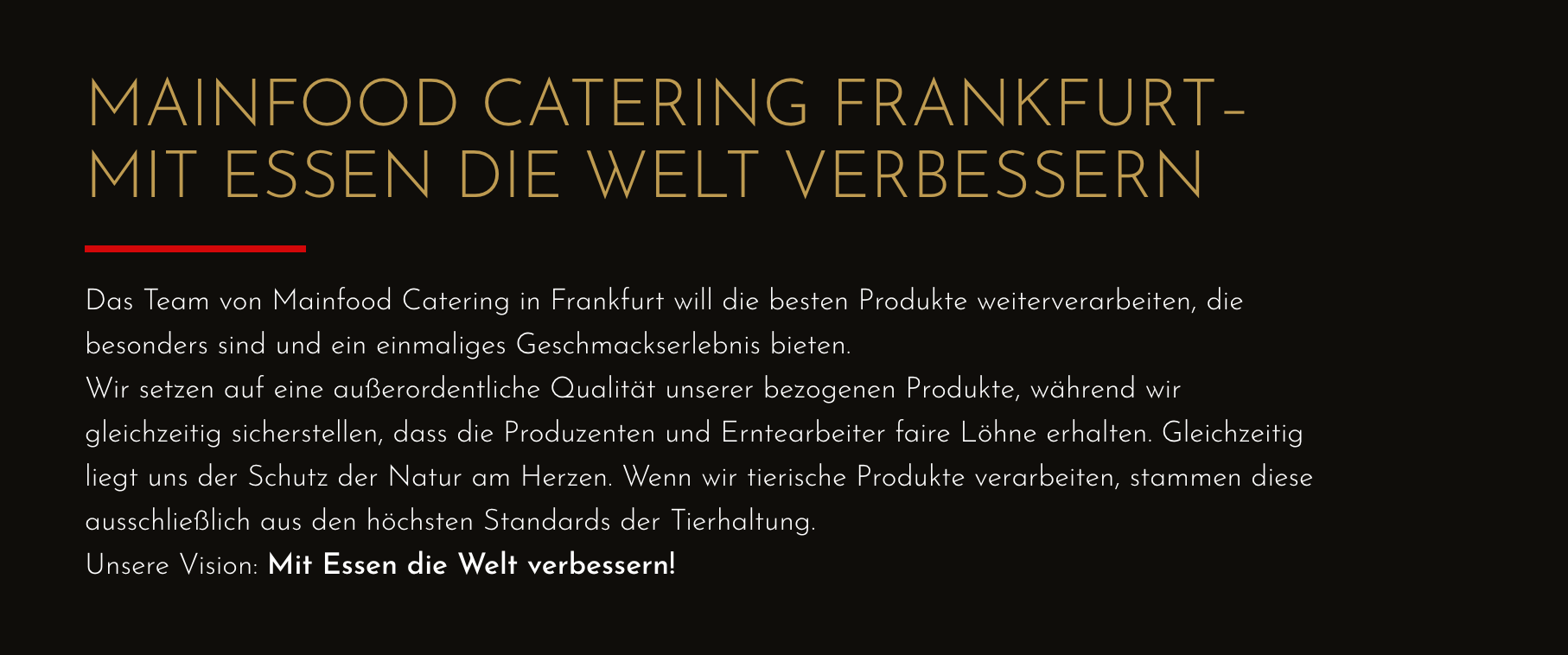 Ausschnitt 2 von 4 der Website von Manfood OHG, Main-Taunus-Kreis