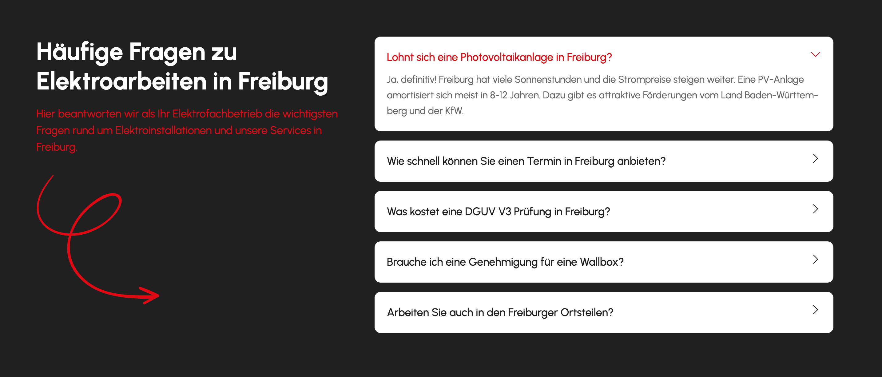 Ausschnitt 3 von 4 der Website von DIN TECH, Freiburg im Breisgau