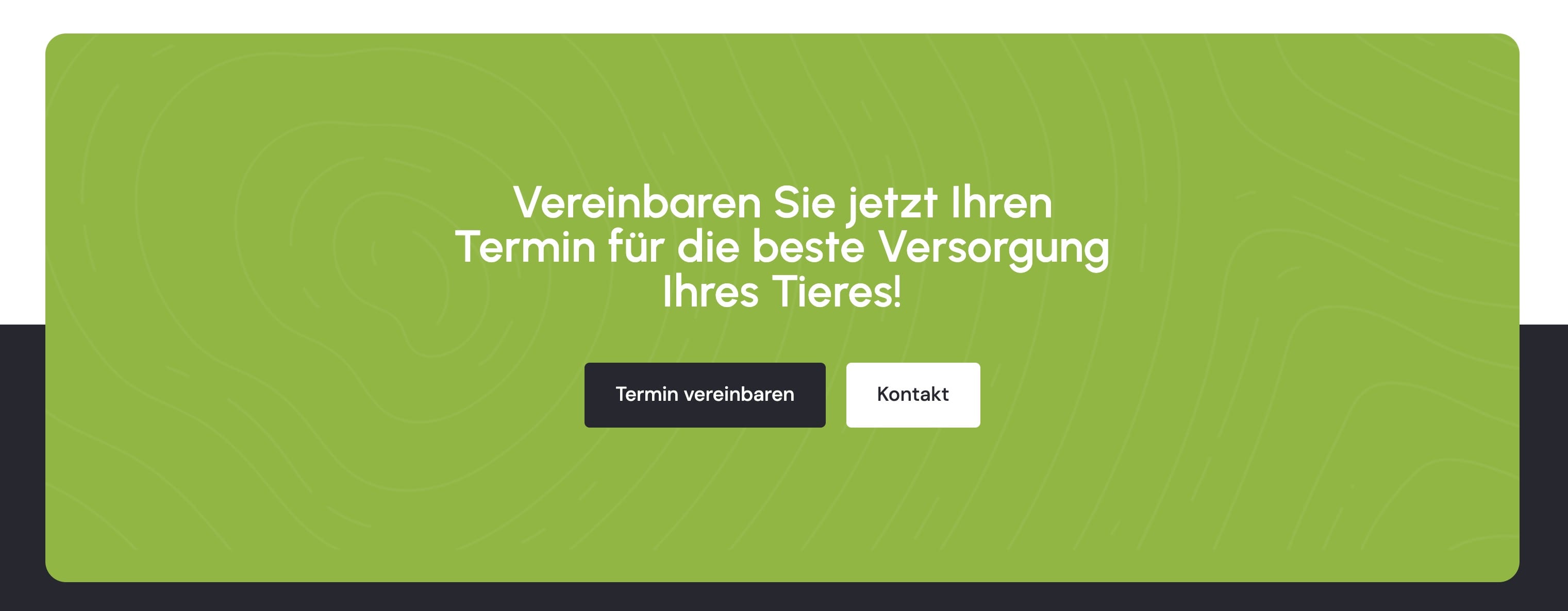 Ausschnitt 1 von 4 der Website von Tierarztpraxis Dr. Boye, Kassel