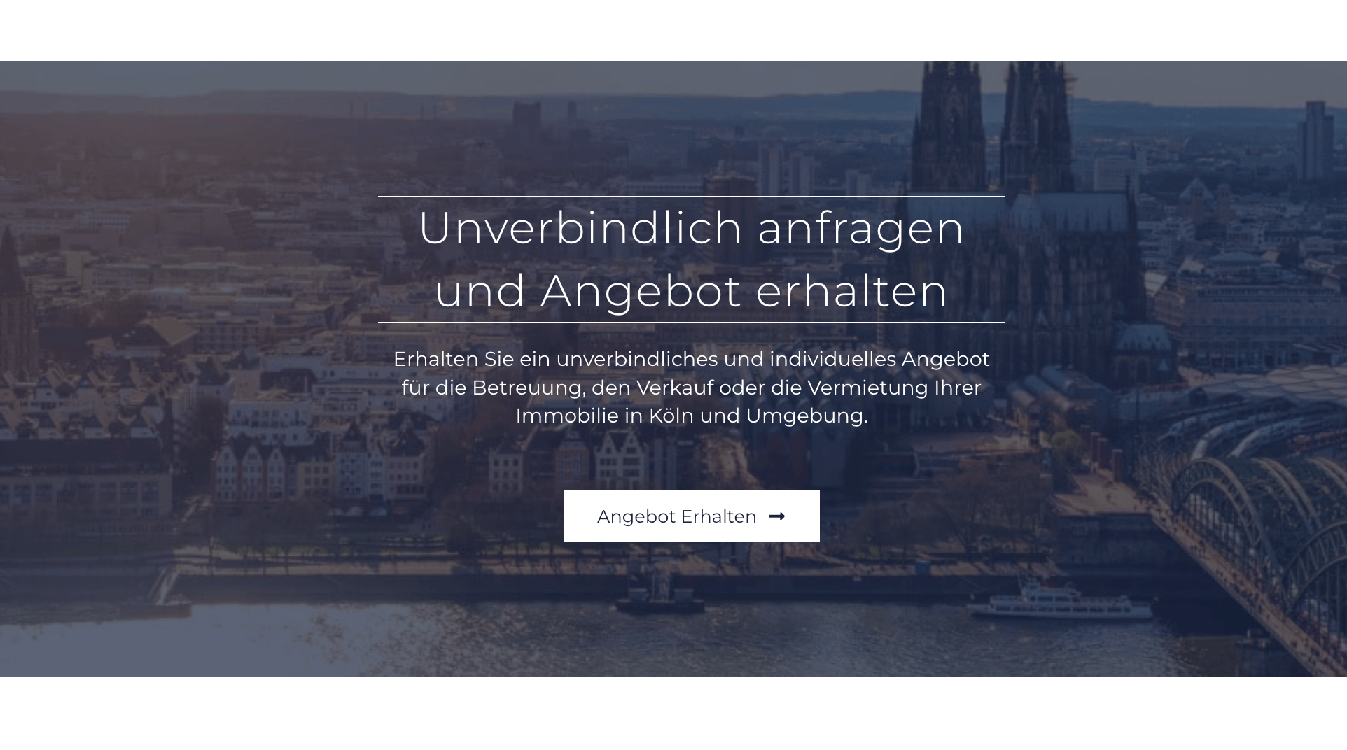 Ausschnitt 3 von 4 der Website von CIG Capitol Immobilien GmbH, Köln