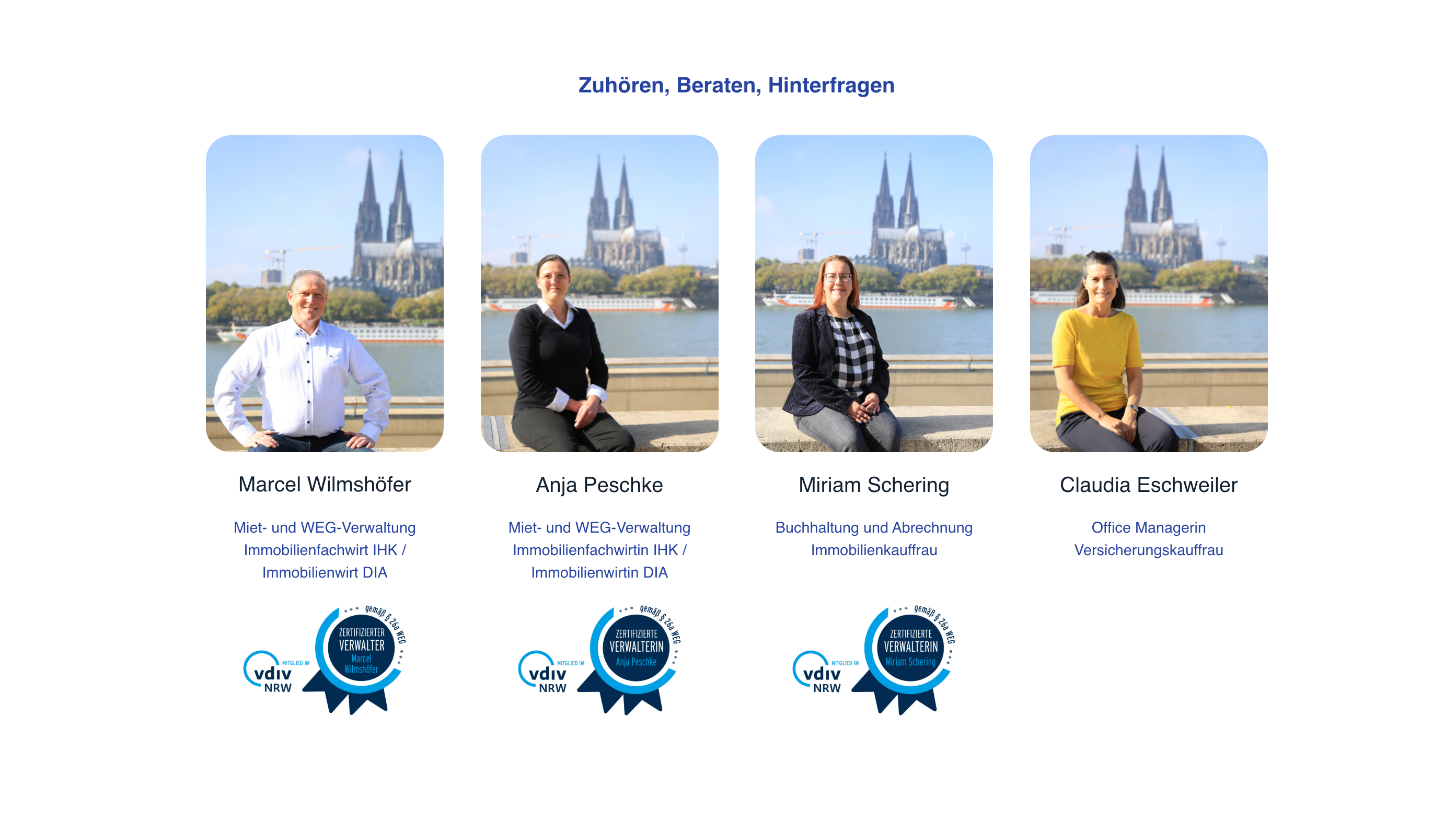 Ausschnitt 3 von 4 der Website von DOM Grundbesitzverwaltung GmbH, Köln