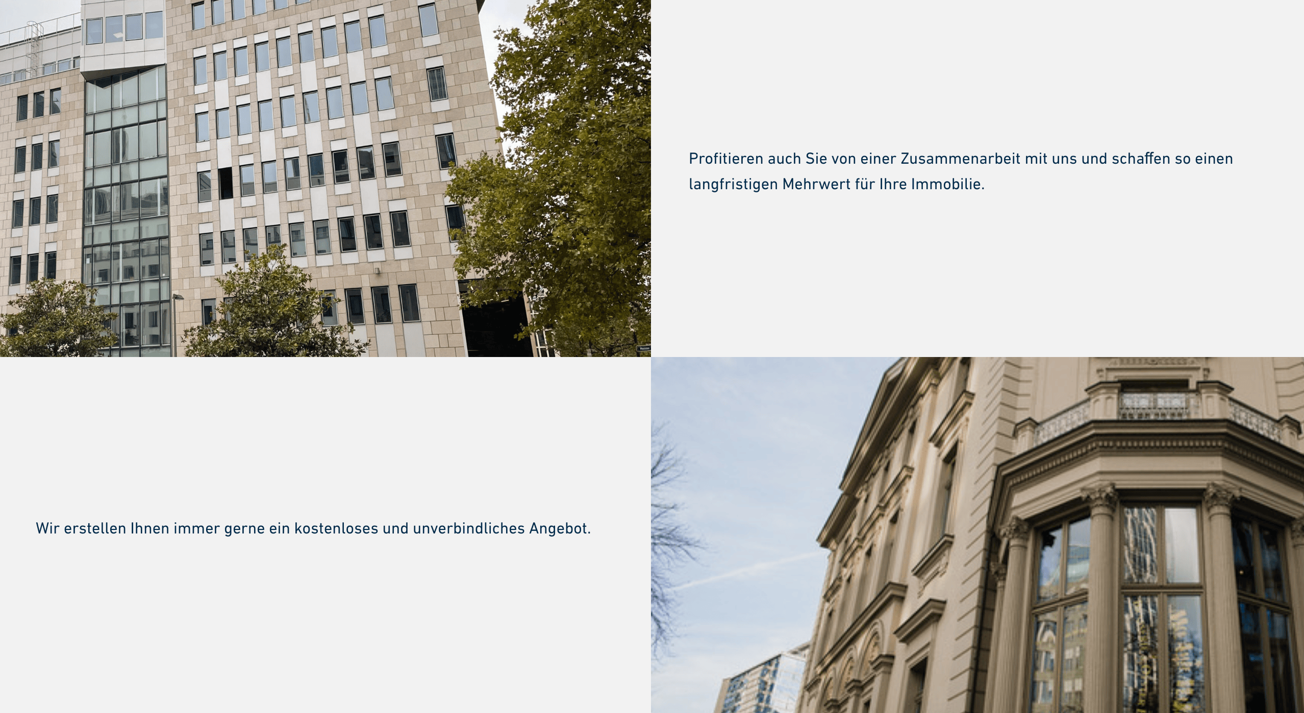 Ausschnitt 1 von 4 der Website von INKO Hausmeisterservices, Frankfurt am Main