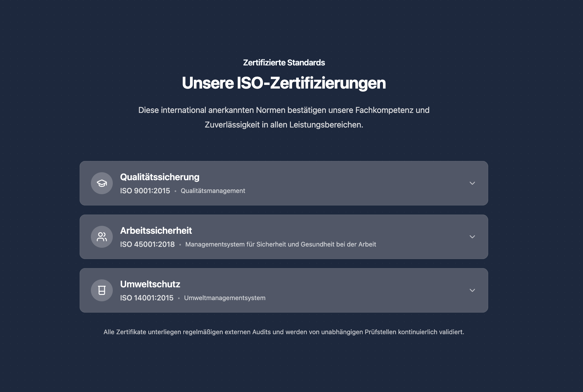 Ausschnitt 4 von 4 der Website von GSD Gebäude Service Deutschland GmbH, Hagen