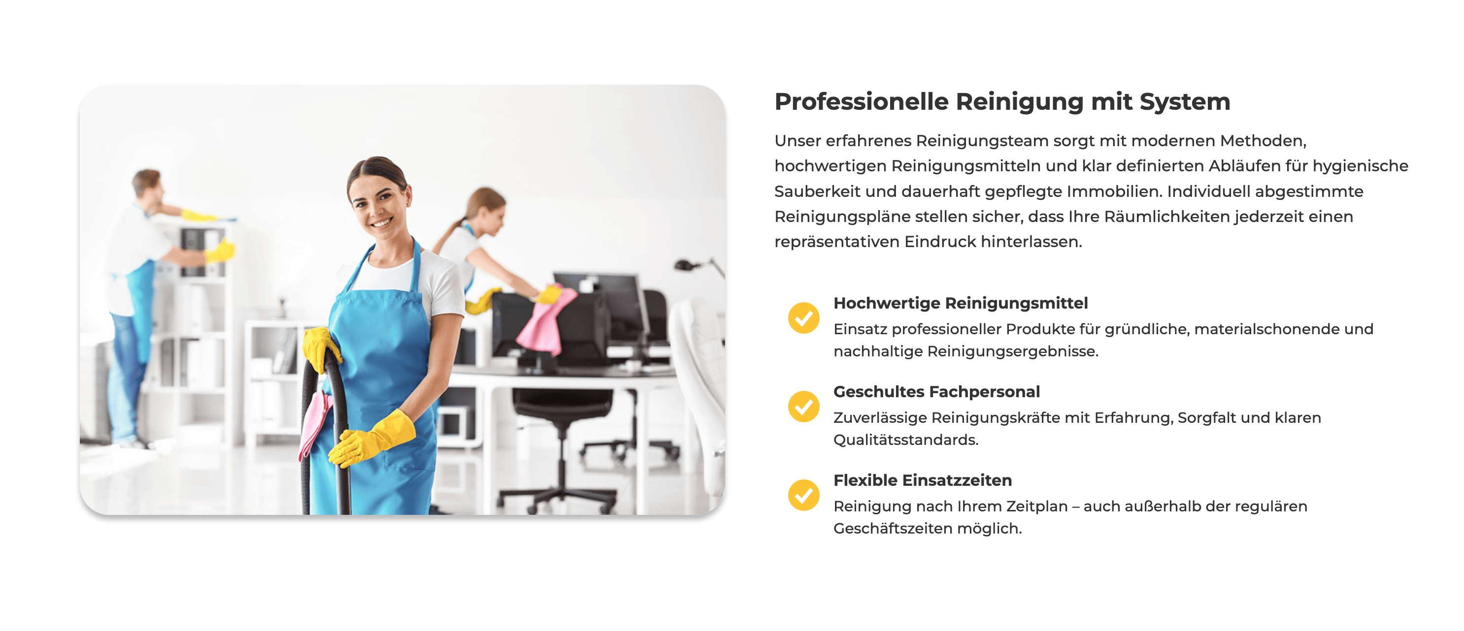 Ausschnitt 1 von 4 der Website von T&A Hausmeister, Köln
