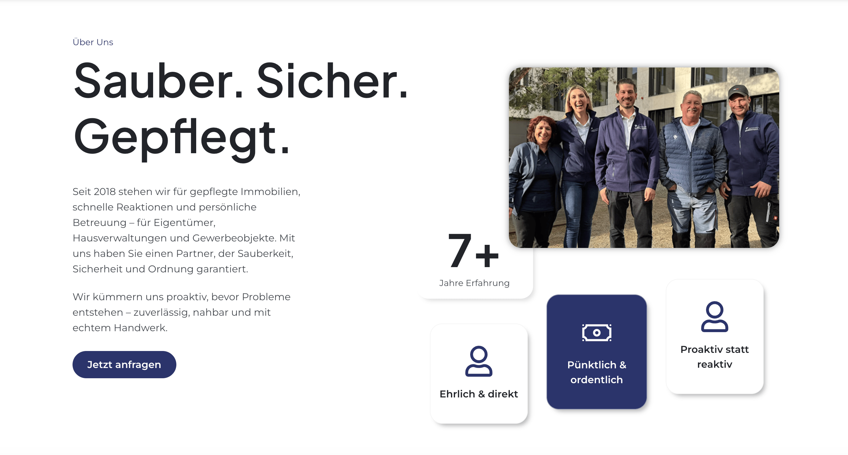 Ausschnitt 1 von 4 der Website von Burgwinkel GmbH, Köln