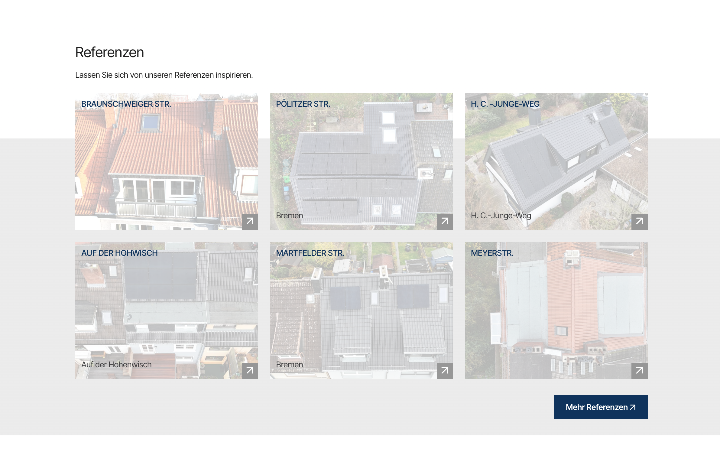 Ausschnitt 2 von 3 der Website von Friedrich Schmidt Bedachungs GmbH, Bremen