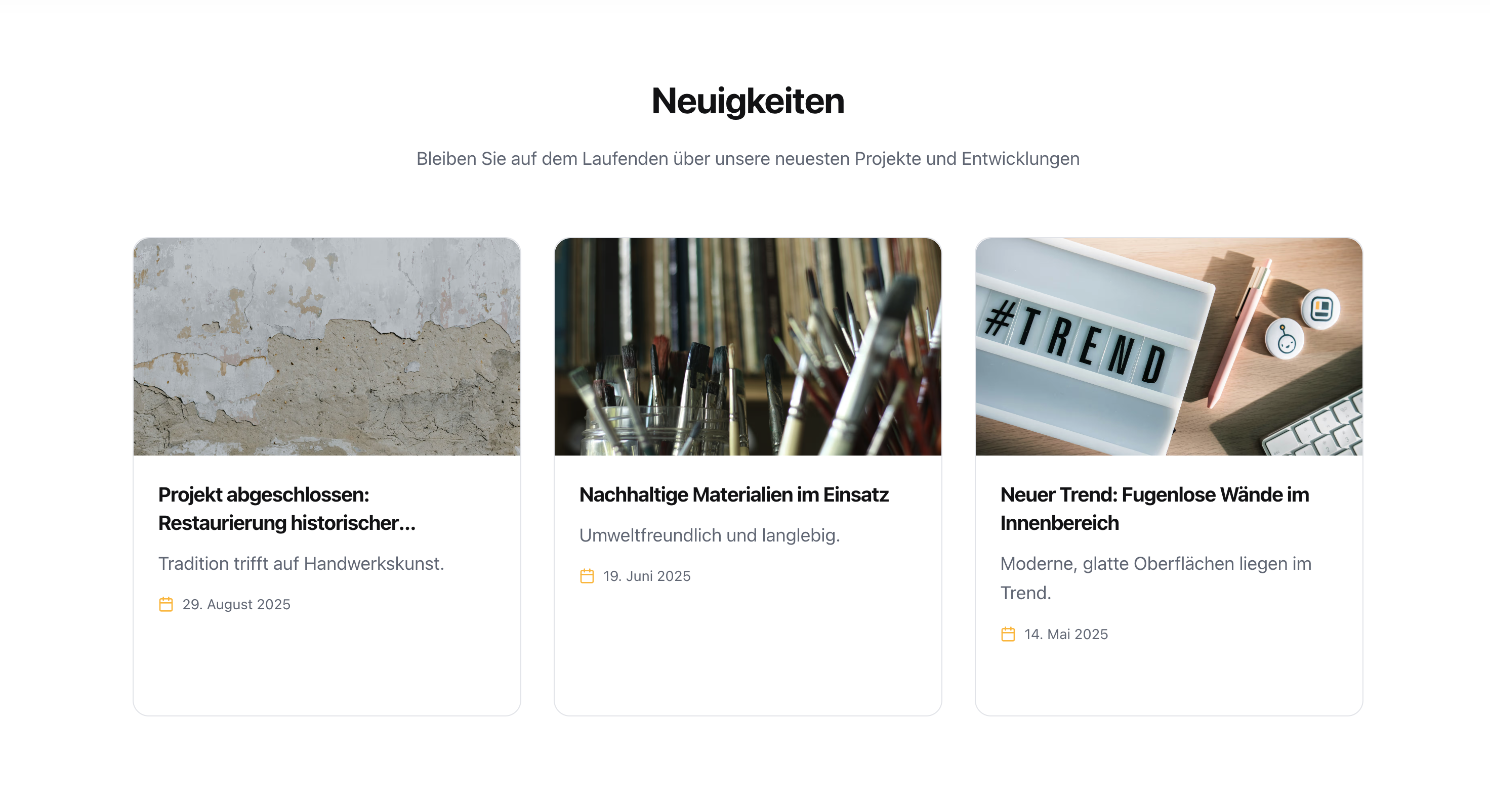 Ausschnitt 2 von 3 der Website von Aleksej Alekseev, Düsseldorf