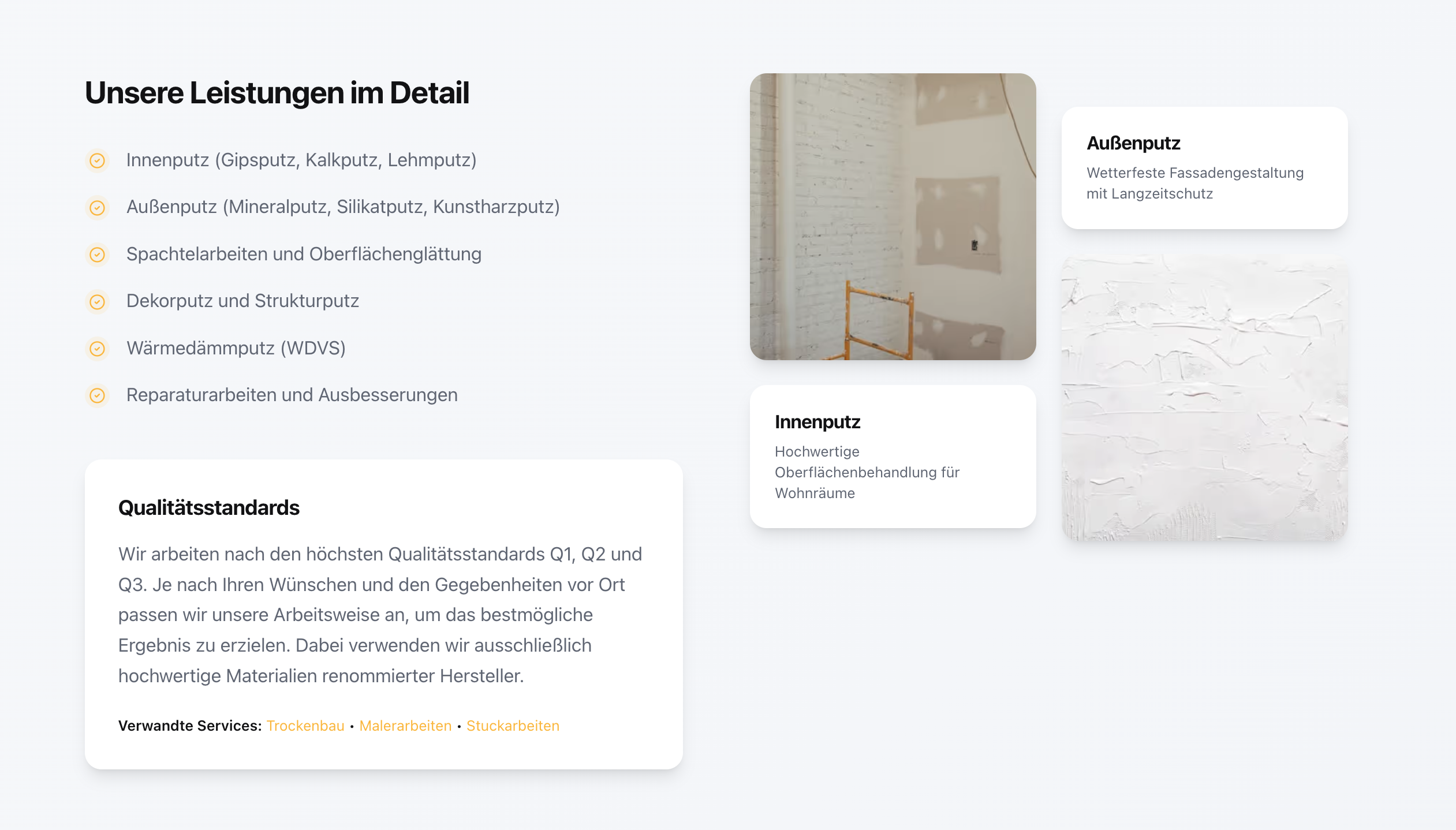 Ausschnitt 3 von 3 der Website von Aleksej Alekseev, Düsseldorf