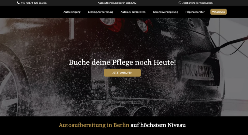 Detailing Stage Berlin | Fahrzeugpflege & Fahrzeugaufbereitung