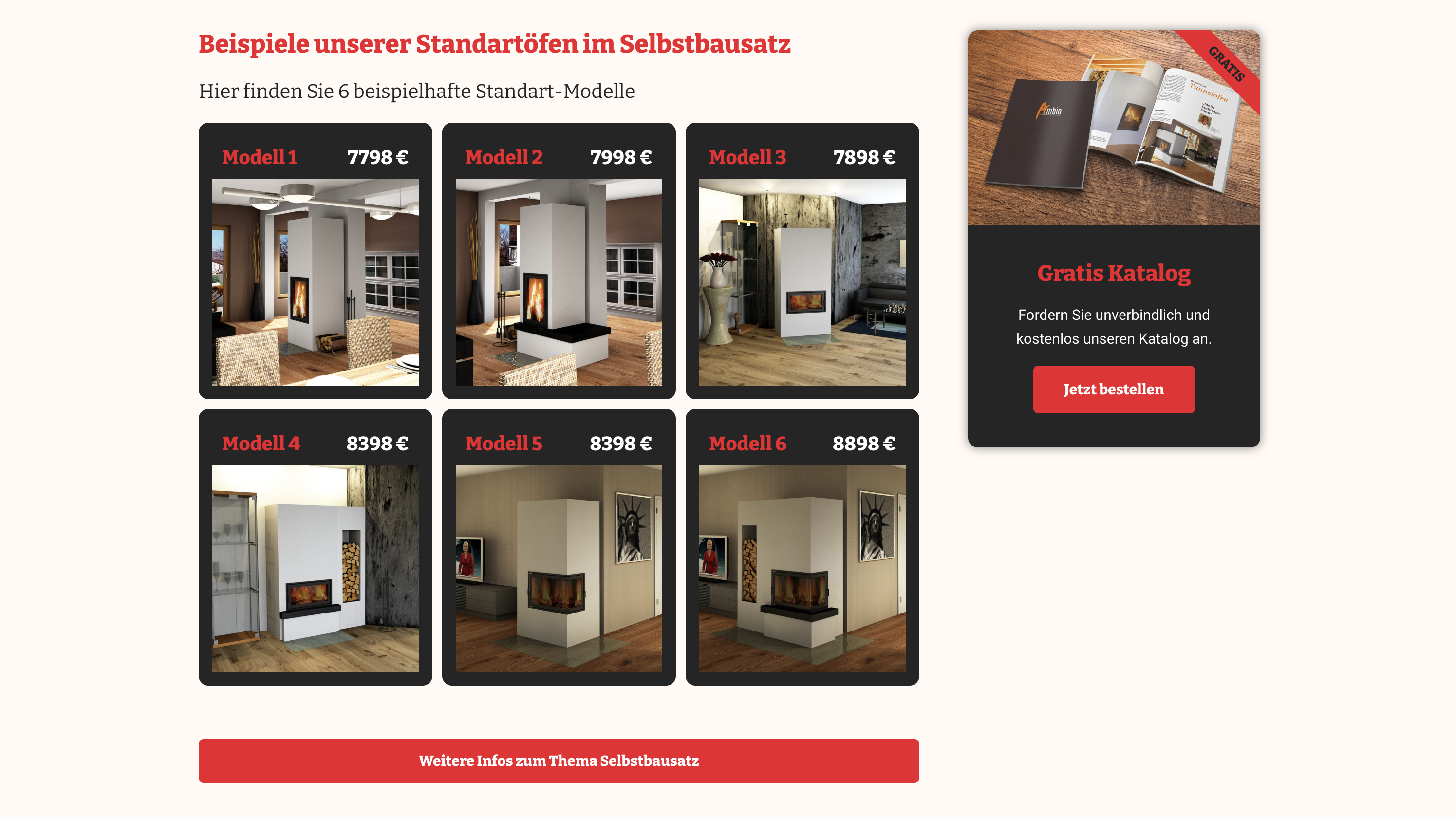 Ausschnitt 2 von 2 der Website von Fa. Grundofen-Meyer – Erich Meyer, Rhein-Sieg-Kreis