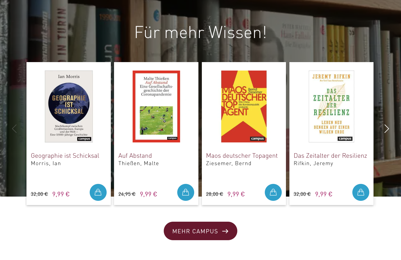 Ausschnitt 2 von 2 der Website von LangerBlomqvist Buchhandels-GmbH & Co. KG, Berlin