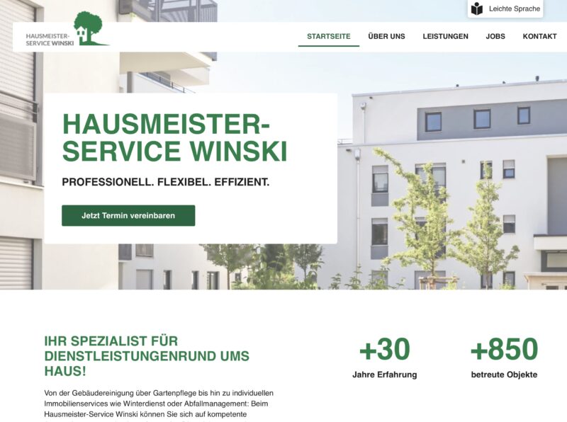 Hausmeisterservice Winski GmbH i.G.