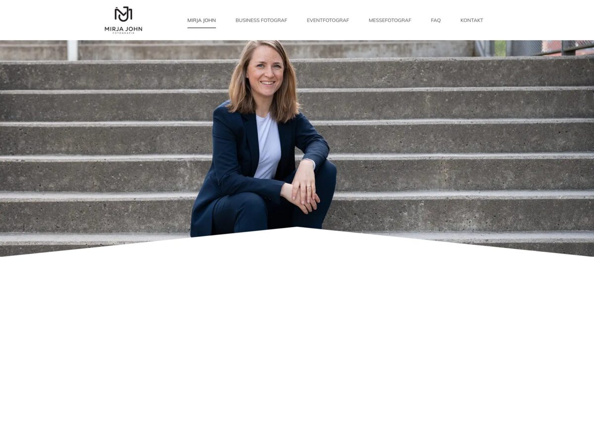 https://mirjajohn.de/ Screenshot der Seite